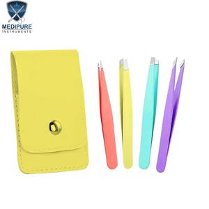 แหนบถอนขนคุณภาพระดับร้านเสริมสวย สแตนเลส ปลายแหลม ปลายเฉียง ปลายแบน ปลายเฉียงเฉียง ปลายแหลมคม  เครื่องมือเสริมความงามที่มีความแม่นยำ - Product Image 6