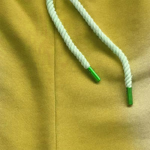 Shorts streetwear délavés à l'acide pour hommes, en coton personnalisé 260 280 300 GSM, ourlet brut, cordon de serrage, style vintage - Product Image 5