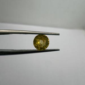 100% corte ovalado Natural 0,81 quilates Zafiro Amarillo calentado piedras preciosas sueltas piedra natal proveedor superior para joyería de piedras preciosas - Product Image 3