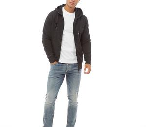 Custom Men Fit Cómodo Soft Pocket Sportswear Tech Fleece Full Zip Up Hoodies Hombres de manga larga Logotipo personalizado - Product Image 6