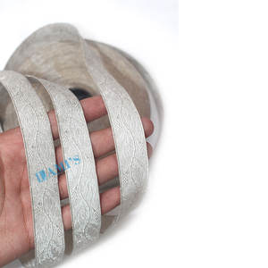 Uniformes OEM de alta calidad, trenza de encaje de alambre plateado, uniforme de moda, trenzas de Mylar Gallon Tresse metálicas plateadas francesas - Product Image 3