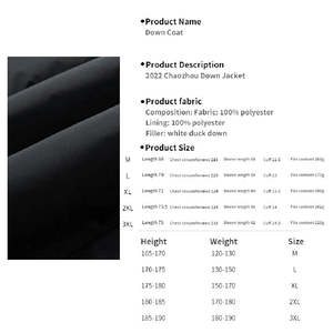 Veste matelassée formelle pour homme - Style urbain, coupe-vent et imperméable pour l'hiver, service OEM pour les marques de détail - Product Image 6