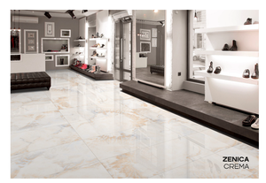 Baldosas 60x120 Acabado brillante 600x1200 Antideslizante Blanco Losa grande Porcelana Cerámica - Product Image 3