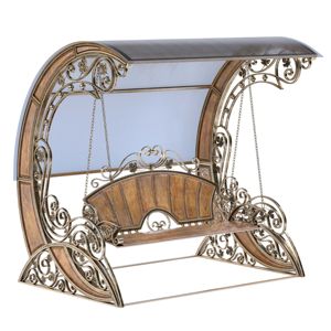 Columpios de porche de hierro forjado hechos a mano para una relajación elegante al aire libre y un estilo atemporal de Vietnam - Product Image 2