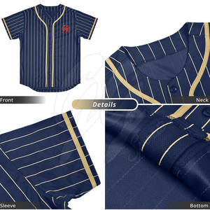 Maillot de baseball à prix raisonnable pour adultes Nouvelle arrivée Maillot de baseball sur mesure de haute qualité - Product Image 6