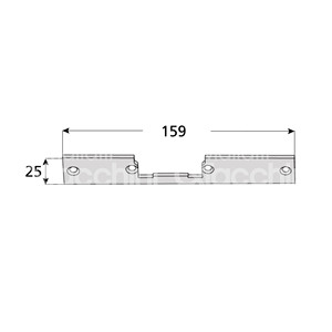 แผ่นเหล็กชุบนิกเกิลด้านหน้าแบบสั้นสำหรับการตีด้วยไฟฟ้า - Product Image 1