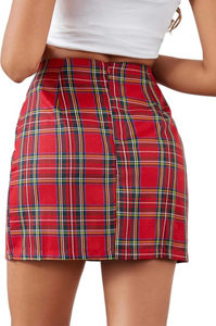 Minifalda corta personalizada para chicas al por mayor, minifalda Billie para mujer, falda escocesa tradicional para mujer escocesa - Product Image 4