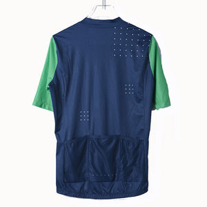 Jersey de ciclismo con cremallera completa unisex, de secado rápido, talla grande, diseños personalizados, poliéster transpirable, licra, venta al por mayor, OEM para ciclismo - Product Image 4
