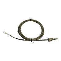 Sonde de température industrielle à haute précision, thermocouple de type J, non mis à la terre, fer-constantan
