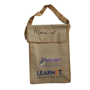 Sacs-cadeaux d'épicerie en jute de haute qualité Doublure en coton à boucle souple Motif personnalisable de taille moyenne écologique multicolore - Product Image 5