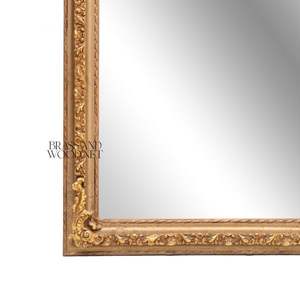 Espejo de Pared Clásico con Marco Alto de Latón de Lujo - Product Image 4