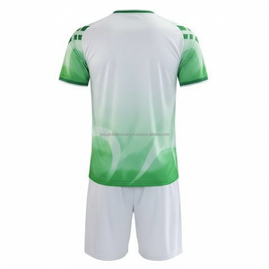 Conjunto Profesional Ligero de Camiseta y Pantalones Cortos de Rugby Bordados, Transpirable, de Poliéster, con Logotipo Personalizado - Product Image 2