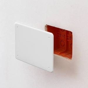 Gewiss serie 48 coperchio bianco incasso Tech cassette polimero dimensioni 196x152x75mm apparecchiature di distribuzione di potenza - Product Image 5