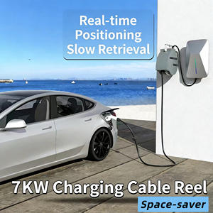 Nouveau Enrouleur de Câble de Chargeur CA Rétractable <span class=keywords><strong>Automatique</strong></span> Longood pour Véhicules Électriques, Compatible Universel pour la Recharge à Domicile, Recharge de Véhicules à Énergie Nouvelle, OEM, Économique - Product Image 5
