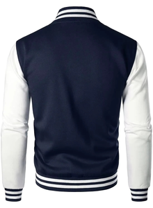 Vestes de sport de style varsity personnalisées de haute qualité, imprimées et brodées, patchwork, sur mesure, taille plus, hommes, surdimensionnées, baseball, lettreman - Product Image 5
