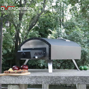 <span class=keywords><strong>Four</strong></span> à pizza à gaz portable 13 "/16" avec conception pliante enduite de poudre de brûleur à gaz pour barbecue en plein air et utilisation de mariage - Product Image 4