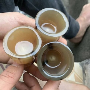 Viking Horn Verre à liqueur écologique poli 60ml pour vodka bière whisky-Buffalo Horn Tequila Shots - Product Image 3