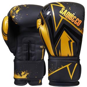 Guantes de boxeo metálicos de alta calidad MMA Muay Thai Sparring Fight Training Guantes de boxeo para hombres y mujeres - Product Image 1