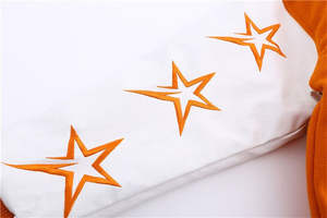 Chaqueta Varsity de Béisbol Personalizada con Logotipo, Bordado en Chenilla de Poliéster/Algodón, Transpirable, para Invierno, Estilo Vintage, Color Naranja - Product Image 5