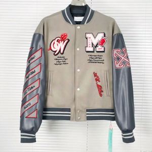 Veste De Baseball Américaine Épaisse Brodée Homme Vestes Manteau Industries de la laine de Baseball Lourde Veste pour Hommes et Femmes - Product Image 3