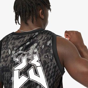 Wholesale Men's Sleeveless Crew Neck Tank <b>Top</b> Full Print Moisture Wicking Polyester Vest All Seasons Active Wear - Product Image 6