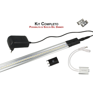 Kit di strisce LED con sensore di apertura della porta 50cm di alimentazione a luce calda inclusa per mobili da cucina sotto armadio ecc.- - Product Image 2