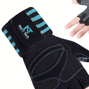 Gants de fitness haltérophilie respirants pour entraînement Service OEM Gants de musculation en cuir synthétique sur mesure - Product Image 3