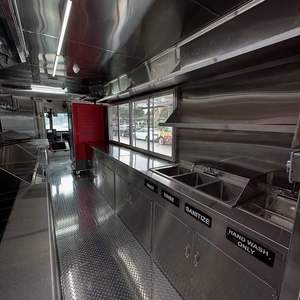 รถเทรลเลอร์เคลื่อนที่สำหรับร้านอาหารรถบรรทุกอาหารติดล้อรถขายพิซซ่า - Product Image 3