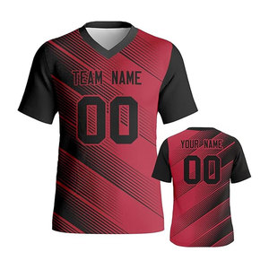 Camiseta de fútbol personalizada para hombre, diseño impreso transpirable con texto personalizado y logotipo disponible, conjunto de tallas grandes, estilo, servicio OEM - Product Image 1