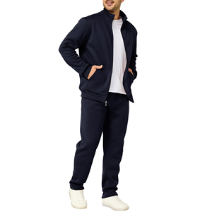 Conjunto Deportivo Informal de Invierno para Hombre con Logotipo Personalizado, Tejido de Forro Polar Transpirable para Entrenamiento al Aire Libre, Talla Grande - Product Image 3