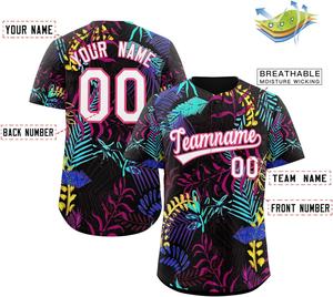 Diseño juvenil deportes béisbol uniforme al por mayor personalizado sublimación bordado béisbol Jersey - Product Image 2