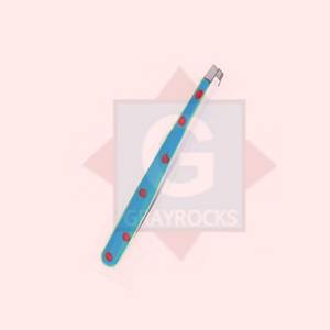 Pinzas de cejas injertadas de precisión profesional Pinzas de desplumado de Punta inclinada de acero inoxidable de alta calidad - Product Image 4