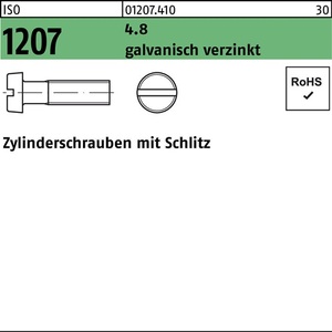Socket Head Cap <b>Screws</b> ISO 1207 M2 X 6 4.8 Electrogalvanized 2000 Pieces - Product Image 1