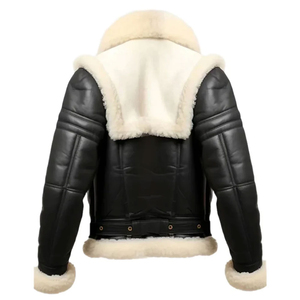 Chaqueta de cuero genuino para hombre al por mayor | Abrigo de motociclista de PU de lujo | Ropa de abrigo de moda con logotipo personalizado para Otoño e Invierno - Product Image 2