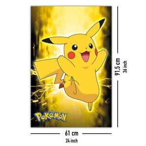 Affiche néon Pokémon Pikachu pour les fans d'anime - Product Image 3