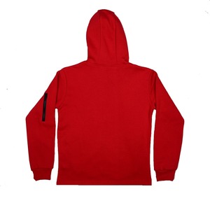 Conjunto de dos piezas de chándal de lana tecnológica para hombre rojo y blanco con logotipo de bordado y diamantes de imitación gimnasio Fitness entrenamiento pantalones de chándal traje - Product Image 4
