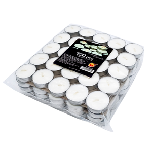 Juego de alta calidad de 100 velas de candelita sin perfume de 5 horas decoración básica de palma de cera personalizada hecha en fábrica de Vietnam - Product Image 5