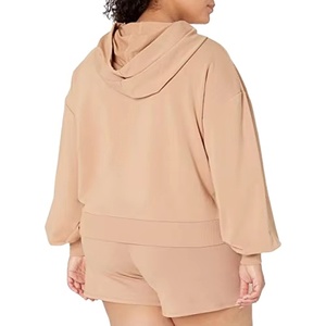 Nouvelle mode fabriqué en usine sweat à capuche pour femme et ensemble court 2 pièces meilleur prix Style Unique sweat à capuche pour femme 2026 - Product Image 5