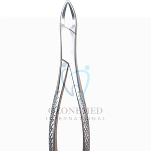 Pince d'extraction dentaire en acier inoxydable à motif américain de haute qualité pour incisives supérieures dents de racine électrique chirurgicale - Product Image 1