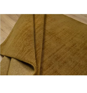 Tapis en laine Gabbeh noué à la main, brun doré, grand format 10x14, tapis doux aux tons terreux pour salon, chambre à coucher, décoration de sol - Product Image 4