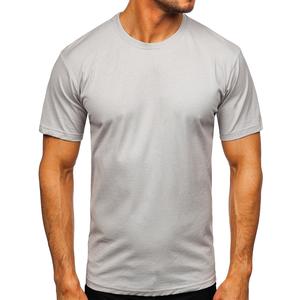เสื้อยืดออกกำลังกายสีเทาอ่อนสำหรับผู้ชายคุณภาพดีและระบายอากาศได้ดีออกแบบได้ตามต้องการสไตล์แฟชั่นนานาชาติ - Product Image 1