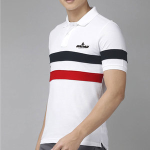 เสื้อยืดโปโลสำหรับผู้ชายเสื้อโปโลพิมพ์ลายโลโก้ของคุณเองบริการ OEM - Product Image 2