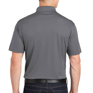 เสื้อโปโลผ้าฝ้ายโพลีเอสเตอร์สำหรับทุกเพศ OEM SSEVice คอปกแบบปกติพิมพ์โลโก้ตามสั่ง - Product Image 5