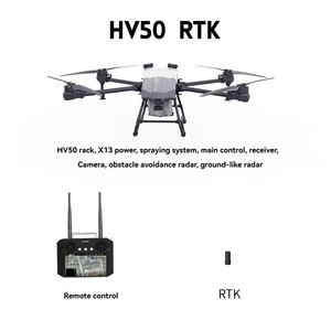 Drone agricole HV50 pour la protection des plantes, quadricoptère pulvérisateur de pesticides, supports industriels pour drones - Product Image 4