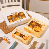 Boîte d'emballage pour desserts, boîte à pâtisserie, boîtes d'emballage alimentaire, boîte d'emballage alimentaire personnalisée, boîte en papier de qualité alimentaire