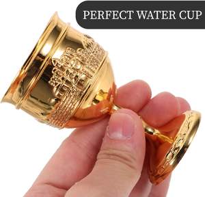 แก้วไวน์โลหะทำมือ เป็นมิตรกับสิ่งแวดล้อม อเนกประสงค์ ทันสมัย สำหรับใช้ในบาร์ บ้าน และกลางแจ้ง - Product Image 3