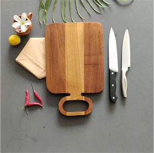 Planche de service écologique Rectangle en bois pour la préparation des aliments - Product Image 1