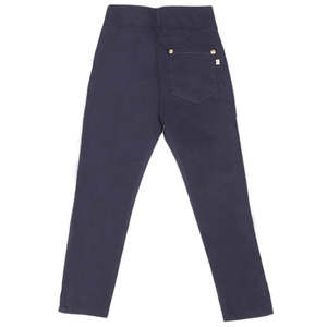 Pantalon 100% coton pour filles - 3-4 ans - Bleu marine - Product Image 3