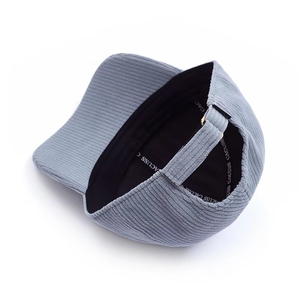 Gorra de béisbol en blanco liso de alta calidad Gorras de béisbol de pana - Product Image 4