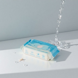 Lingettes jetables miniatures, 6 unités, biodégradables, à base d'eau naturelle, non parfumées, pour le soin et le nettoyage de la peau des bébés et des adultes - Product Image 6